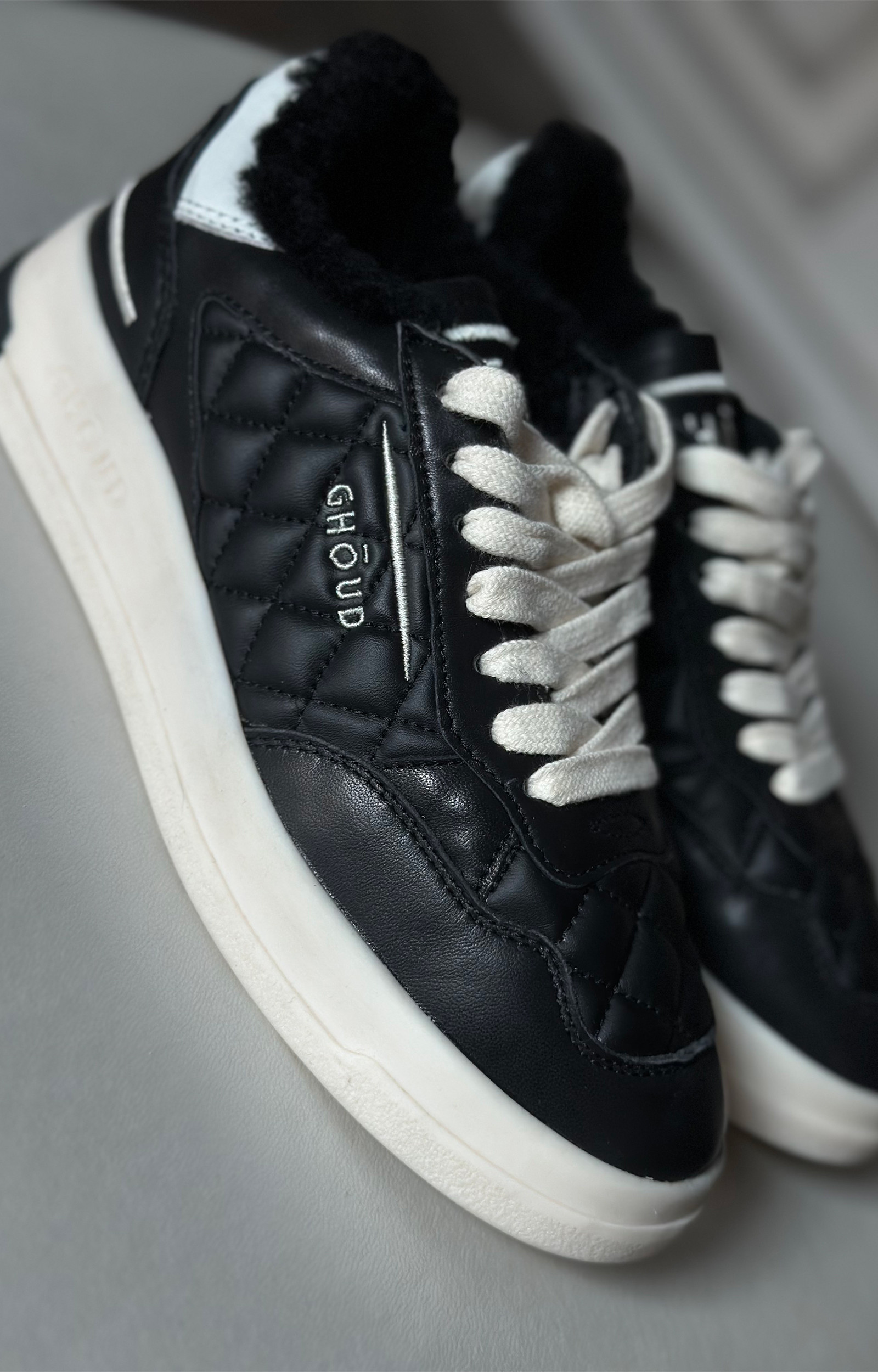 Кеды с натуральным мехом