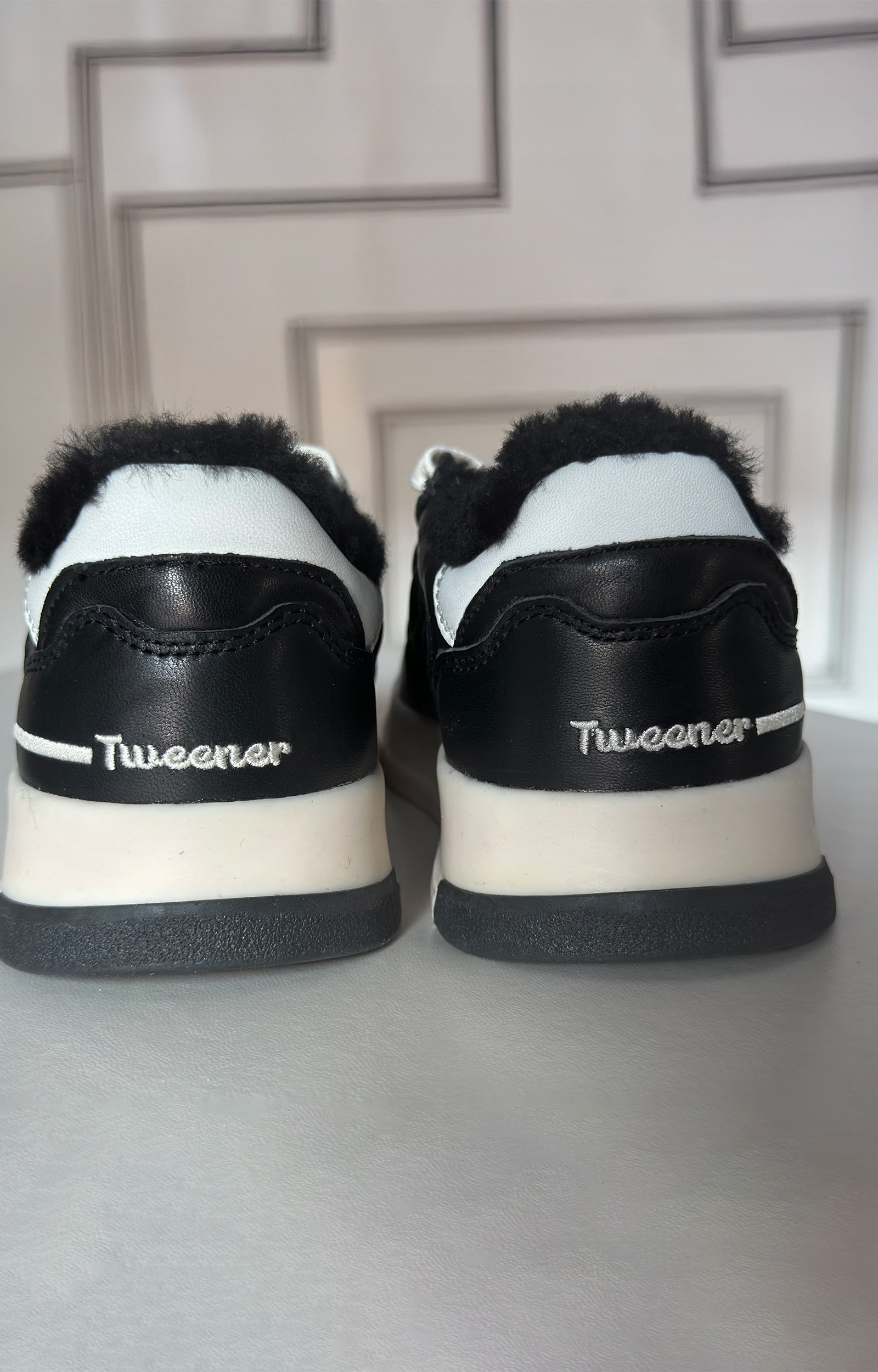 Кеды с натуральным мехом