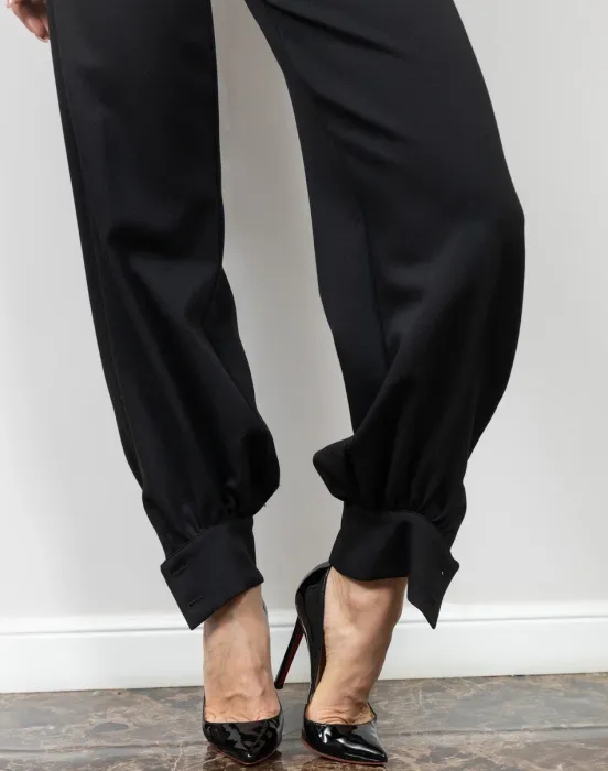 Брюки с манжетами