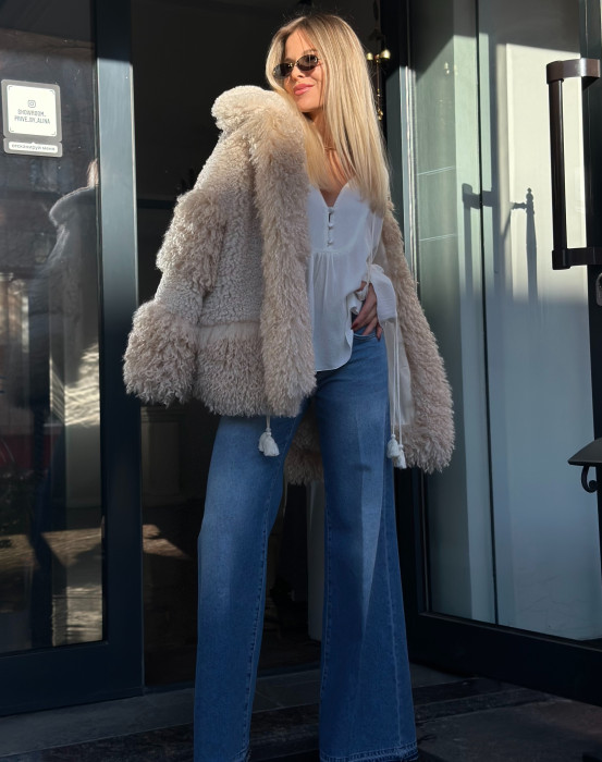 Шубка из искусственного меха