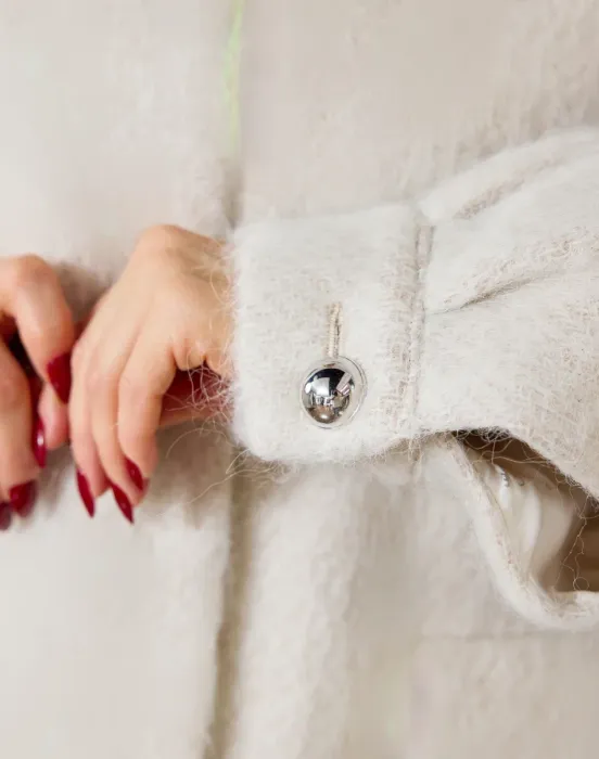 Бомбер из шерсти и мохера - фото - 2