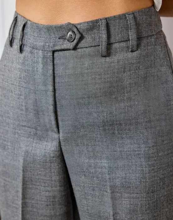 Брюки с широким манжетом - фото - 3