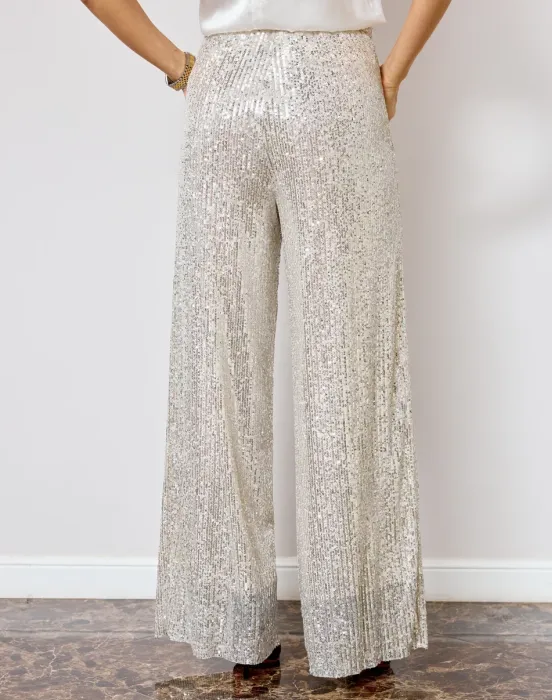 Брюки с пайетками