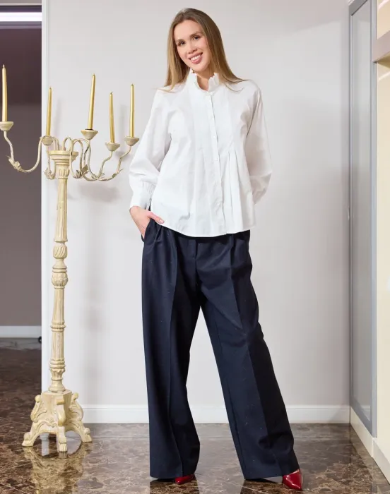 Блузка с рюшами - фото - 3