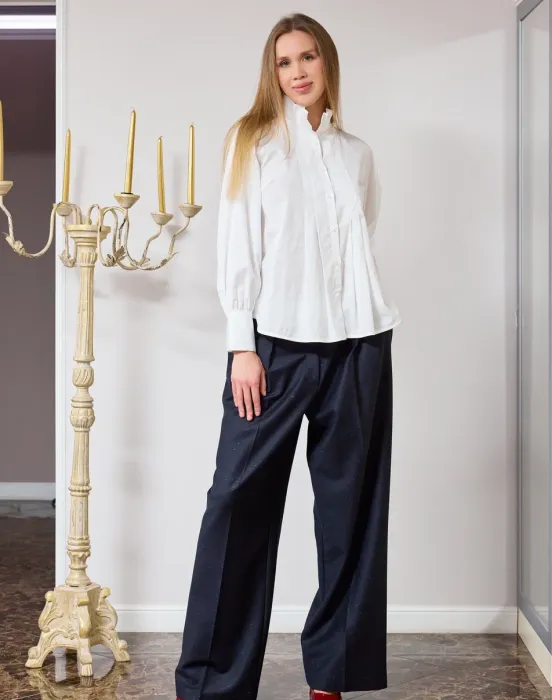 Блузка с рюшами - фото - 4