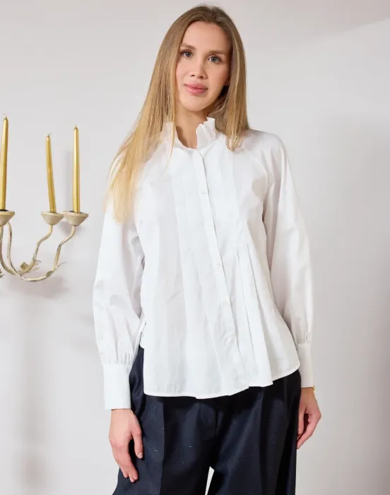 Блузка с рюшами - фото - 5