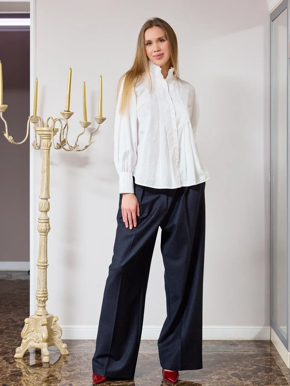 Блузка с рюшами