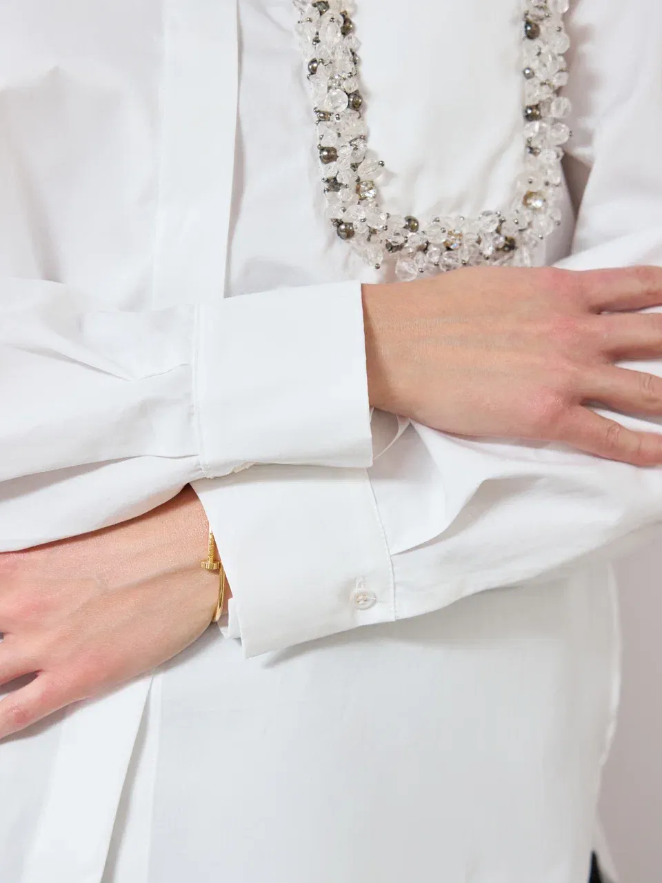 Рубашка  с декорированным карманом