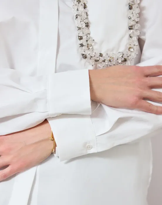 Рубашка  с декорированным карманом