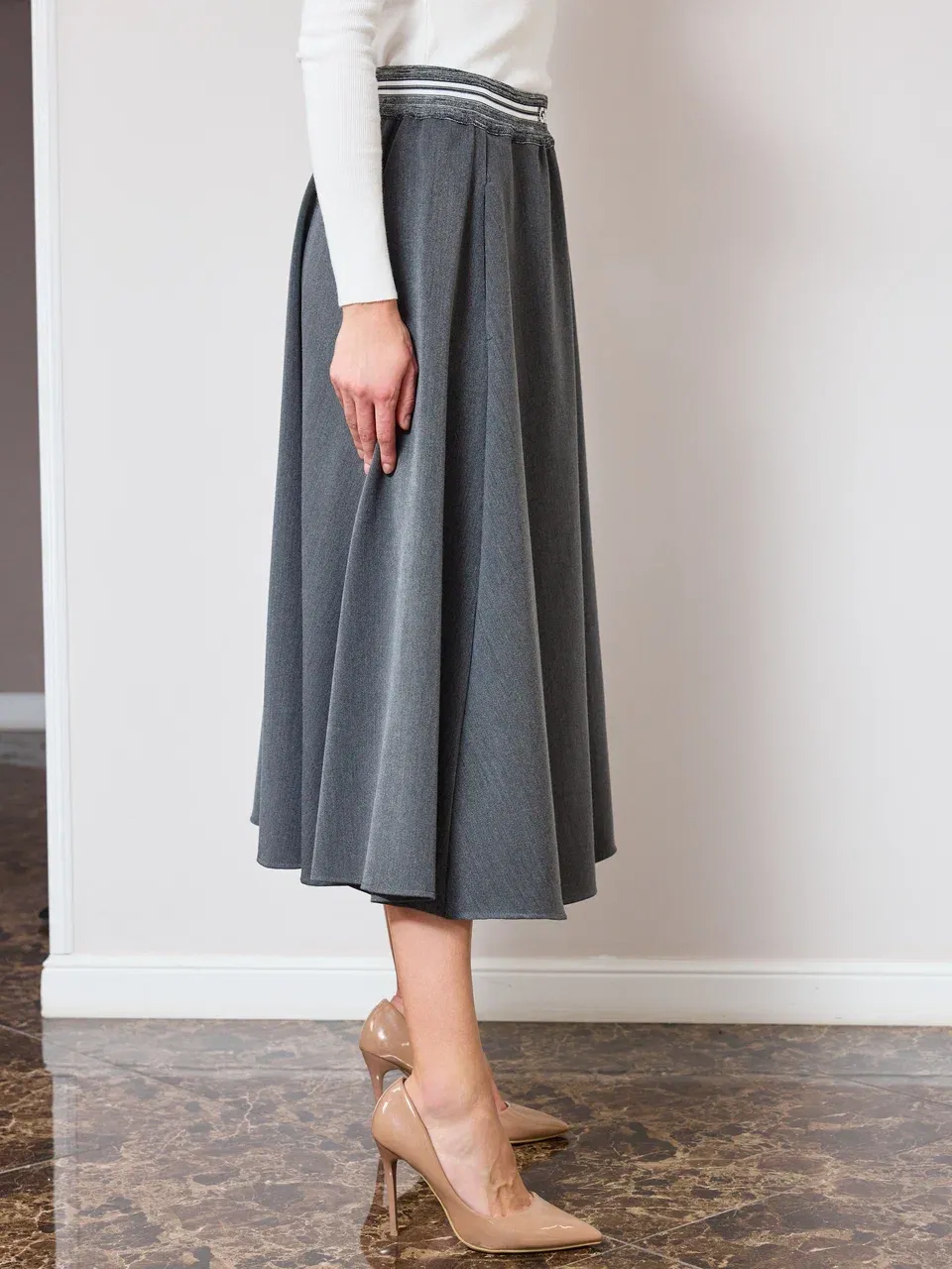 Юбка на резинке с логотипом