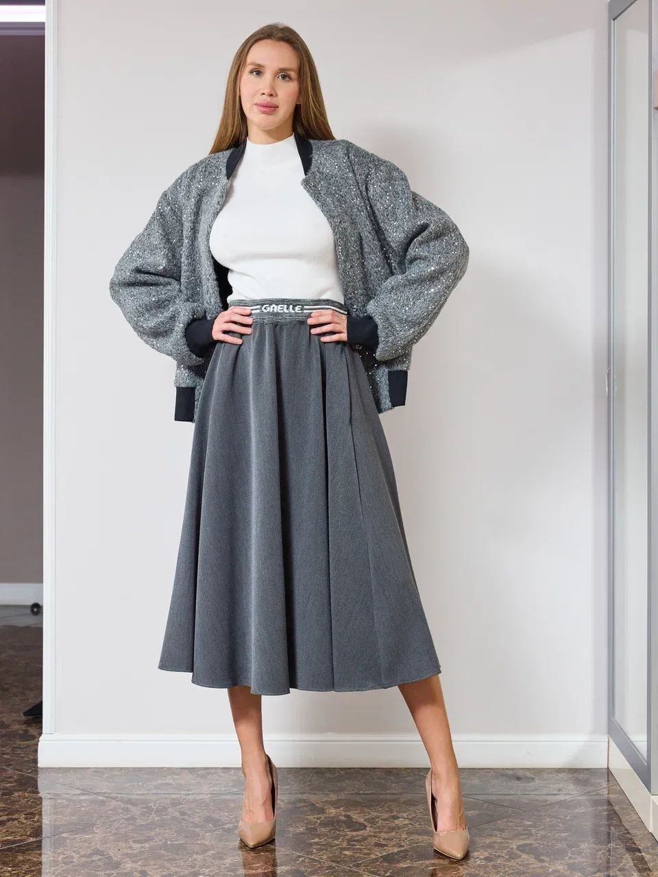 Юбка на резинке с логотипом