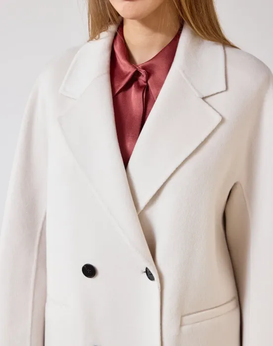 Пальто из шерсти и кашемира на пуговицах