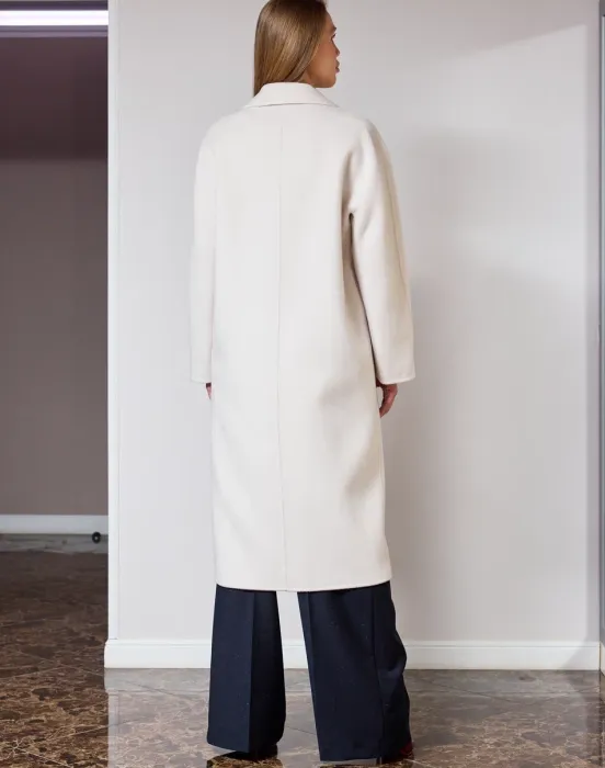 Пальто из шерсти и кашемира на пуговицах