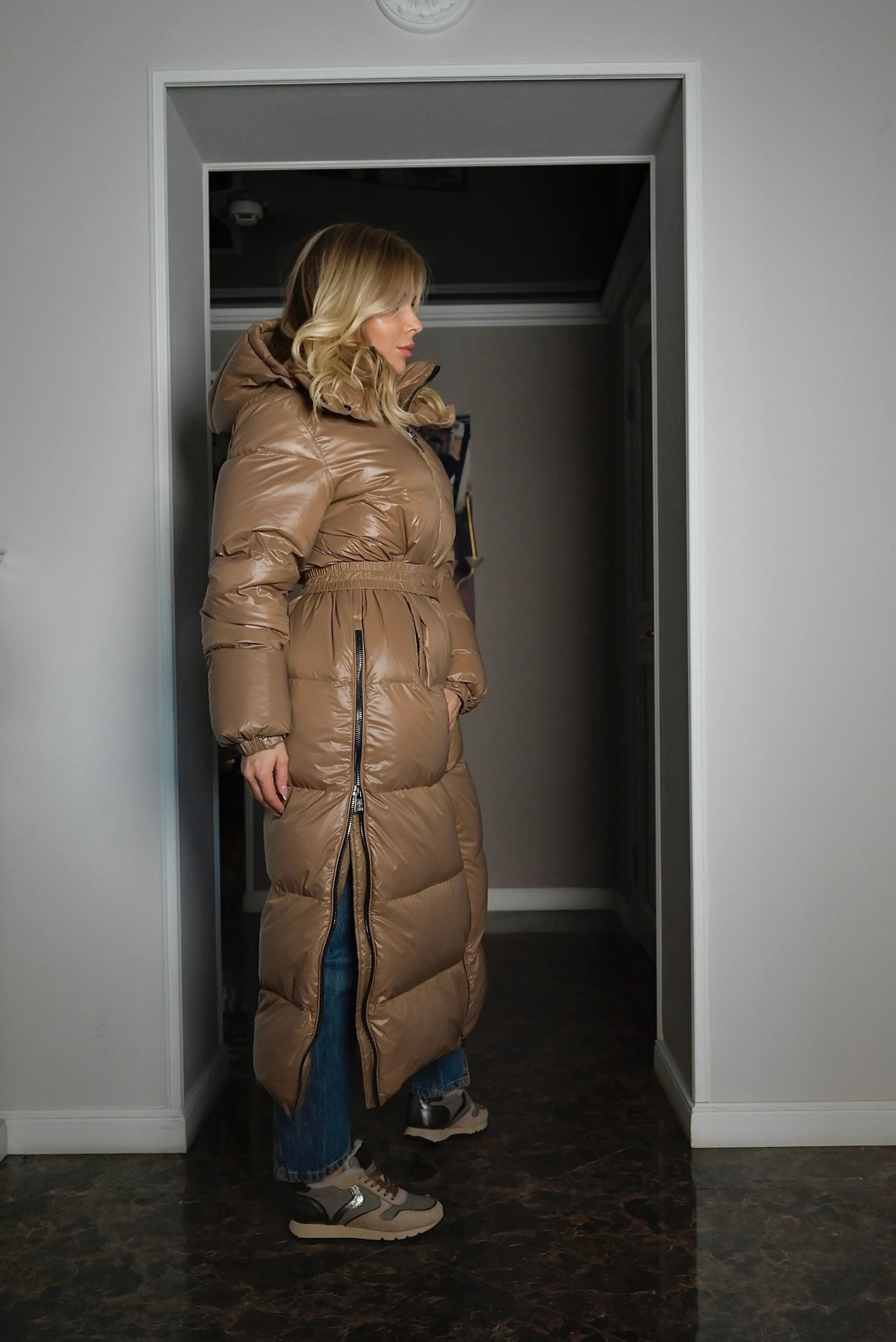 Пуховое пальто