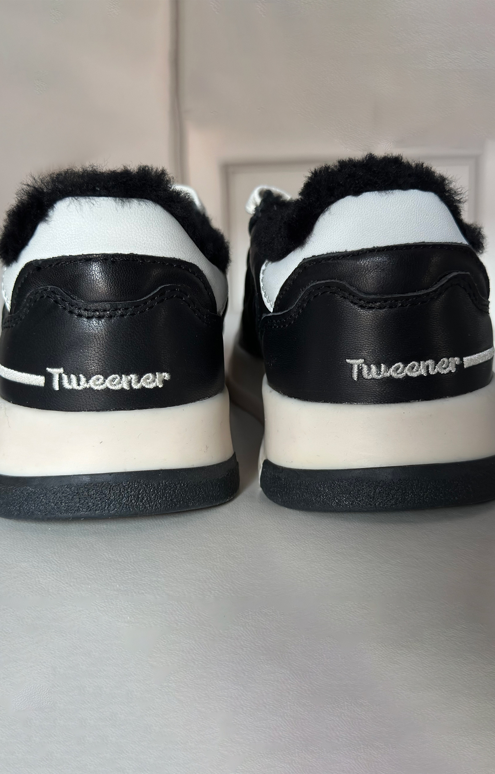 Кеды с натуральным мехом