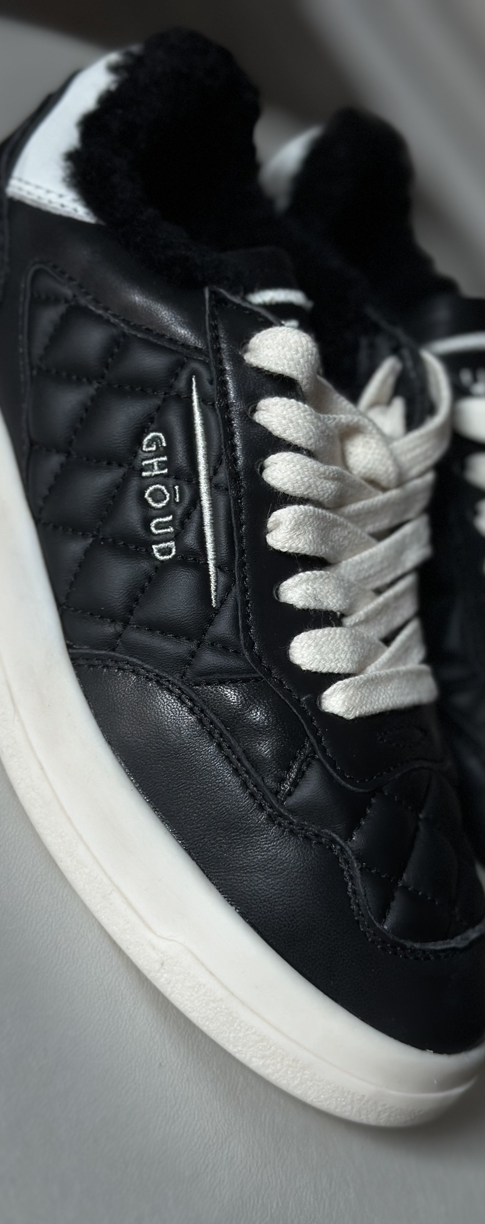 Кеды с натуральным мехом