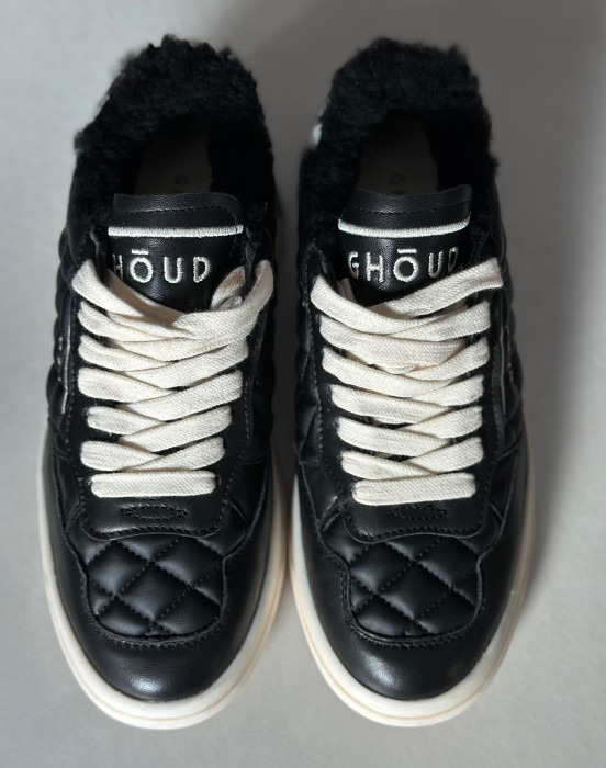 Кеды с натуральным мехом - фото - 3