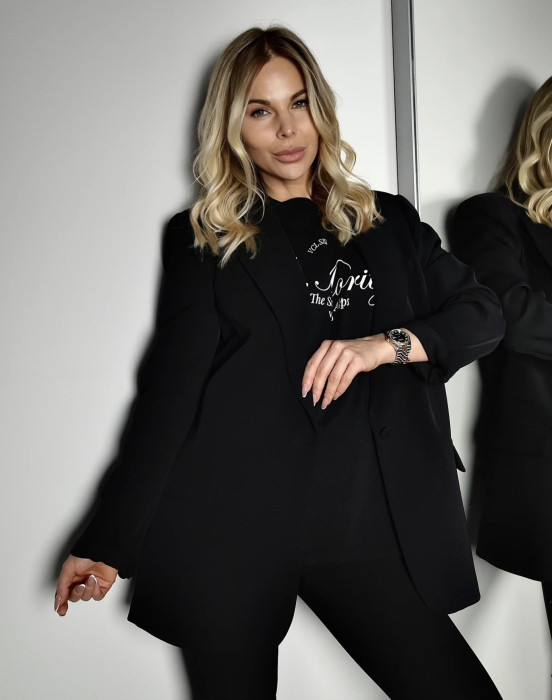 Пиджак прямого кроя - фото - 6